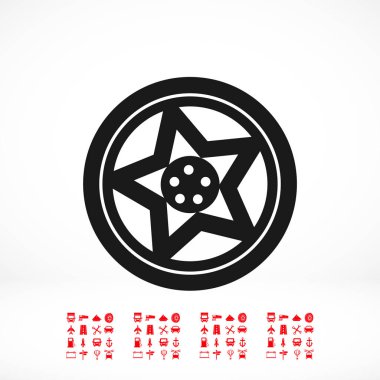 tekerlek işareti simgesi