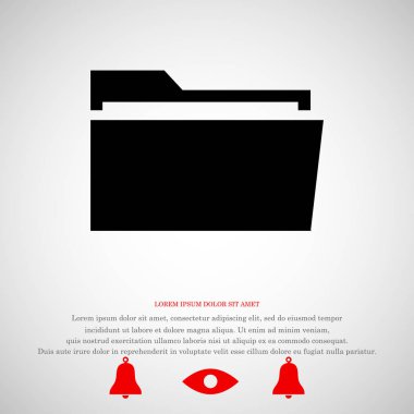 Klasör işareti simgesi