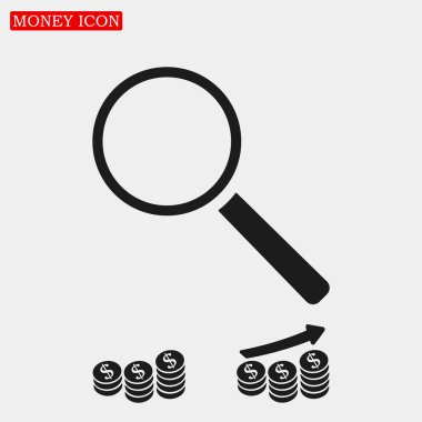 Büyütme cam simgesi