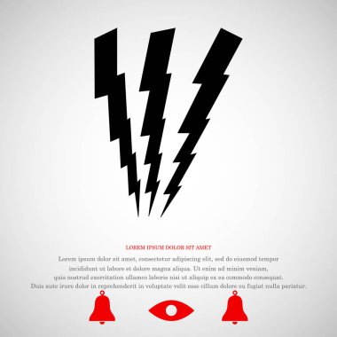 Şimşek düzlüğü simgesi