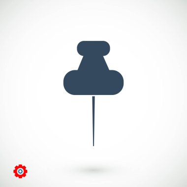 Düz raptiye simgesini