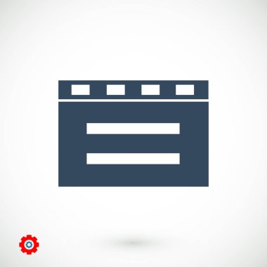 sinema clapper simgesi