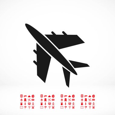 uçak işareti simgesi