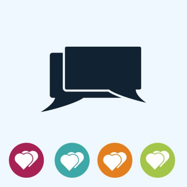  ileti işareti simgesi 