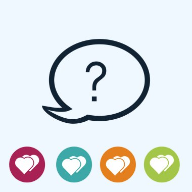 sohbet balonu simgesinin