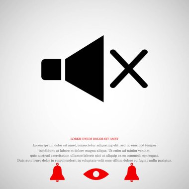 hoparlör işareti simgesi