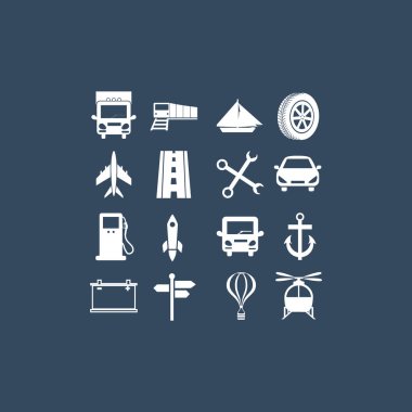 Taşıma düz simgesi