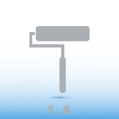 Düz fırça simgesini