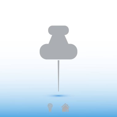 Düz raptiye simgesini