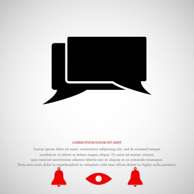  ileti işareti simgesi 