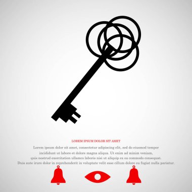 anahtar işareti simgesi