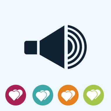 hoparlör işareti simgesi