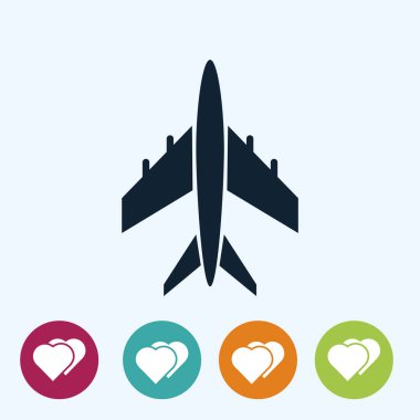 uçak işareti simgesi