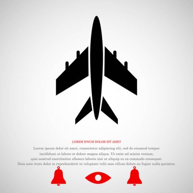 uçak işareti simgesi