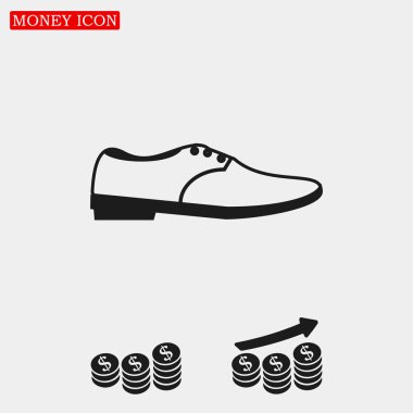  Ayakkabı düz simgesi