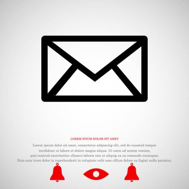  ileti işareti simgesi 