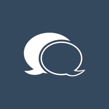 sohbet balonu simgesinin