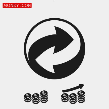 geri dönüşüm işareti simgesi