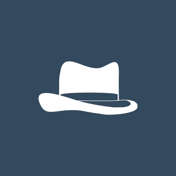 Chapéu ícone plana —  Vetores de Stock