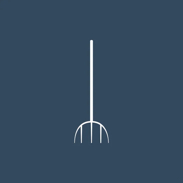 Tenedor de jardín icono — Vector de stock