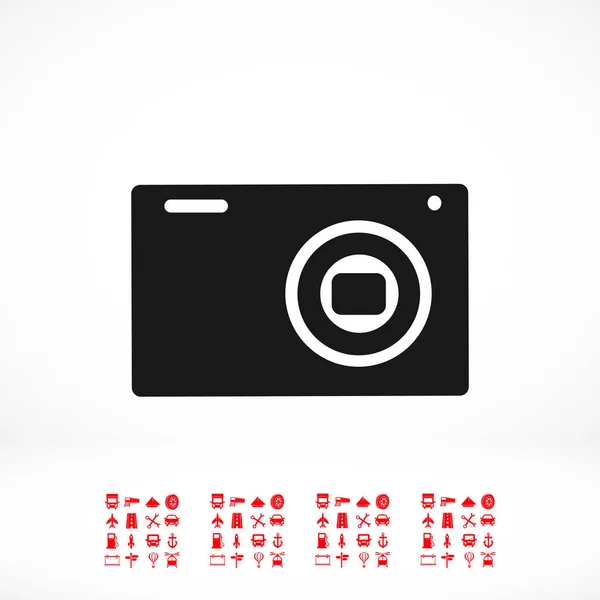 Камери значок «підпис» — стоковий вектор