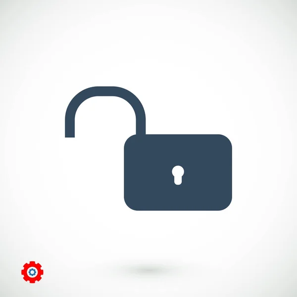 Lock sign icon — Stock Vector