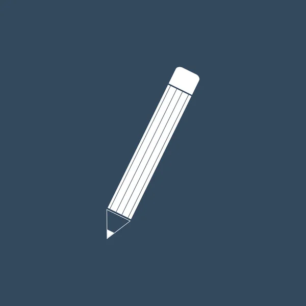 Pencil flat icon — Stock Vector