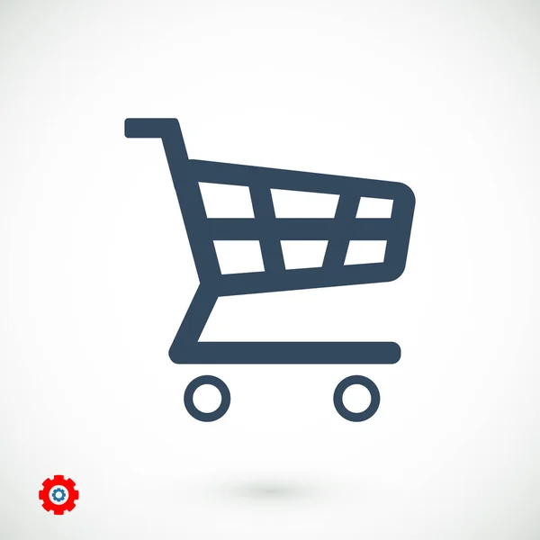 Icono del carrito de compras — Vector de stock