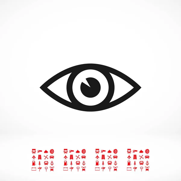 Εικονίδιο "υπογραφή" μάτι — Διανυσματικό Αρχείο