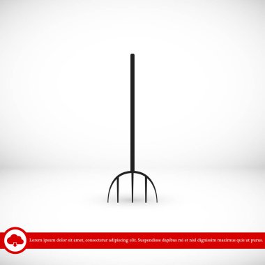 Bahçe çatal simgesi