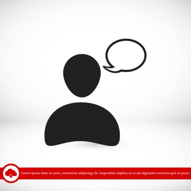 sohbet işareti simgesi