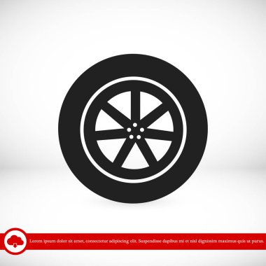 tekerlek işareti simgesi