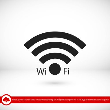 Wi-fi işareti simgesi