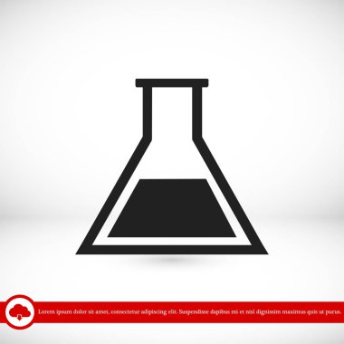 laboratuvar cam simgesi