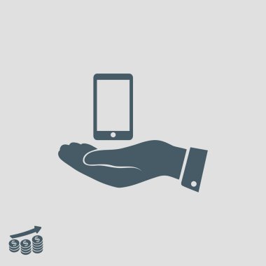 Telefon Düz Simgesi