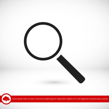 Büyütme cam simgesi