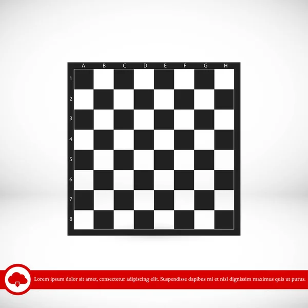 Ícone tabuleiro de xadrez — Vetor de Stock