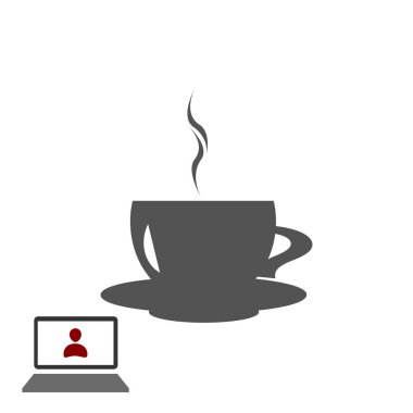 kahve kutsal kişilerin resmi, vektör en iyi düz simgesini Eps