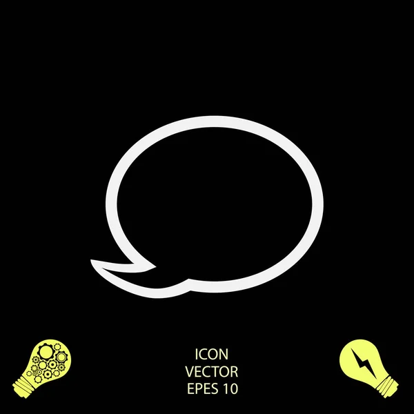 Reech Bubble Icon Vector Best Flat Icon Eps — стоковый вектор