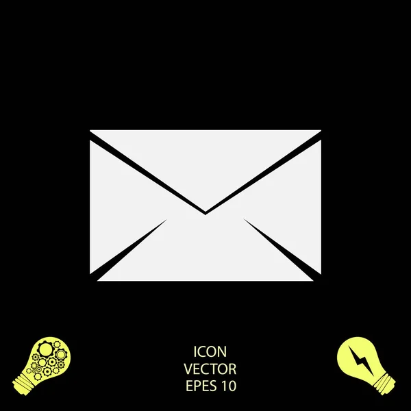 Icono Sobre Mano Ilustración Vectorial — Vector de stock