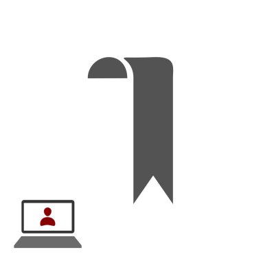 kurdele simgesi, vektör en iyi düz simgesini Eps