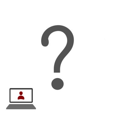 Soru işareti işareti simgesi, vektör en iyi düz simgesini Eps