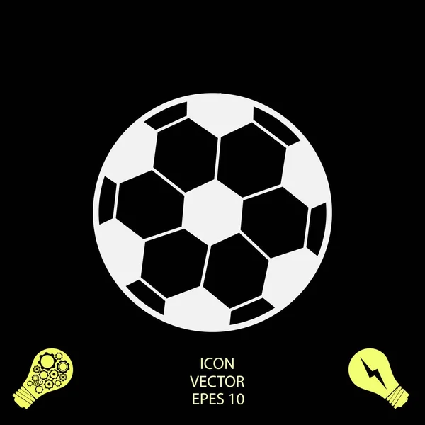 Икона Классического Футбола Вектор Лучший Плоский Значок — стоковый вектор