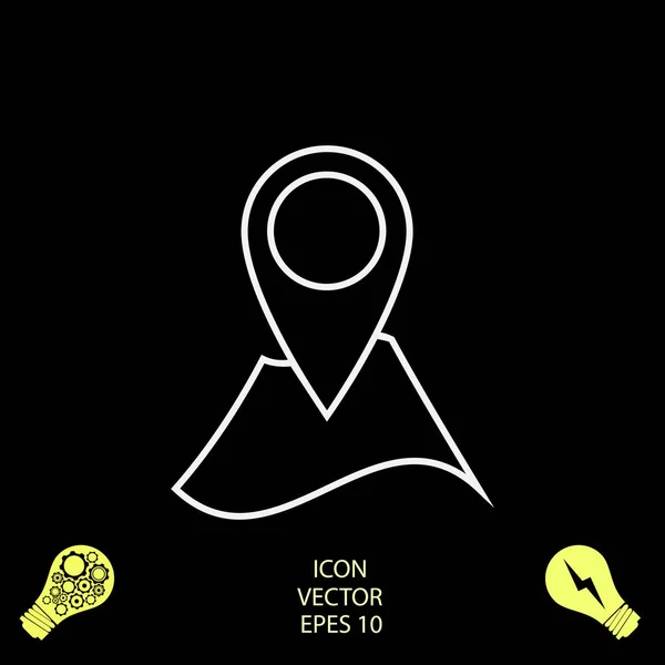 Icône Guide Navigateur Meilleure Icône Plate Vectorielle Eps — Image vectorielle
