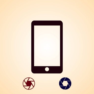 telefon simgesi, vektör en iyi düz simgesini Eps