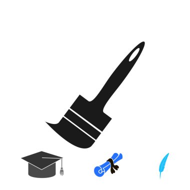 Fırça simgesini boya, en iyi düz simgesini Eps vektör