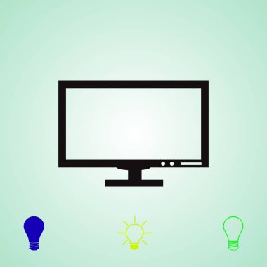 Ekibimizi bilgisayar vektör ikon, vektör en iyi düz simgesini Eps