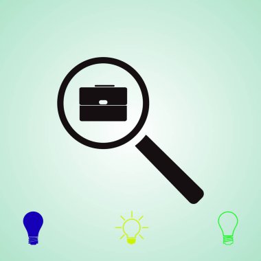 arama iş, kutsal kişilerin resmi, vektör en iyi düz simgesini Eps