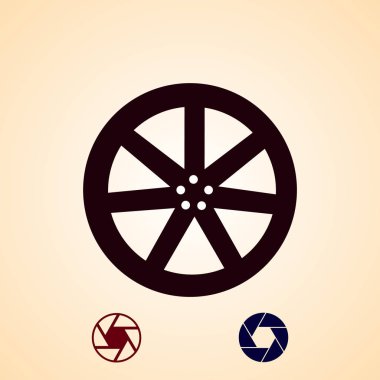 simgeler, vektör en iyi düz simgesini Eps tekerlek diskleri