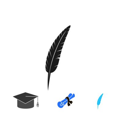 Tüy simge vektör, en iyi düz simgesini Eps